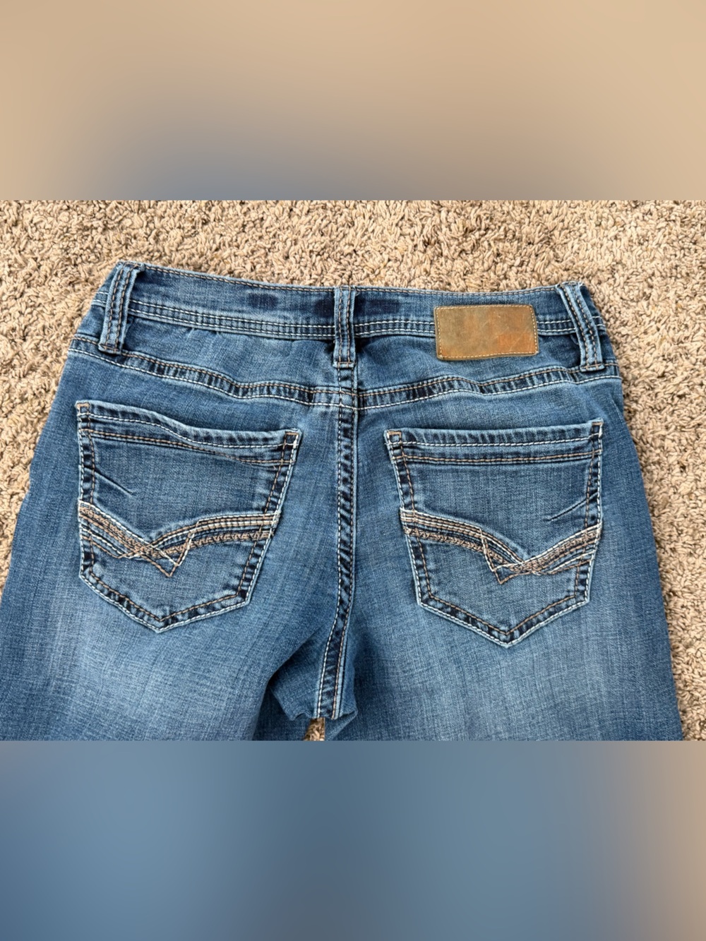 BKE Men's Medium Blue Boot Cut Jake Jeans - Picture 4 of 4